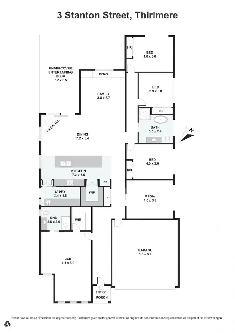 Floorplan of Homely house listing, 3 Stanton Street, Thirlmere NSW 2572