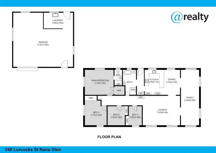 Floorplan of Homely rural property listing, 240 Lurcocks Road, Nana Glen NSW 2450