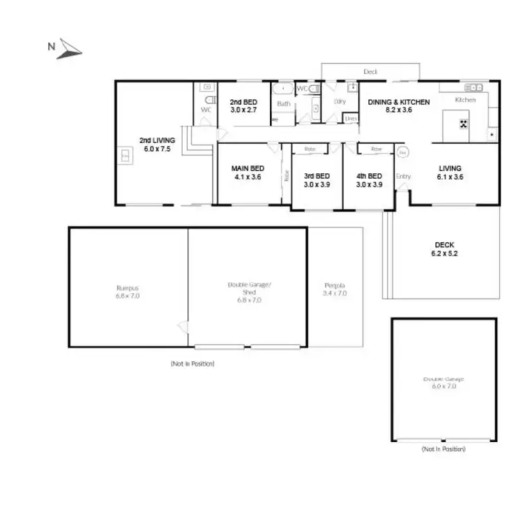 Floorplan of Homely rural property listing, 359 Forest Siding Road, Middle Arm NSW 2580