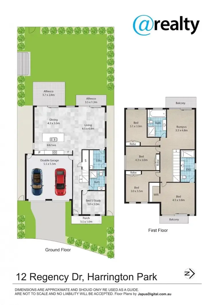 Floorplan of Homely house listing, 12 Regency Drive, Harrington Park NSW 2567
