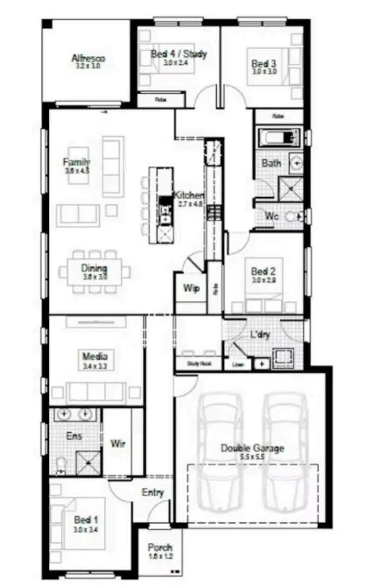 Floorplan of Homely house listing, 37 Merryvale Circuit, Lilywood QLD 4513
