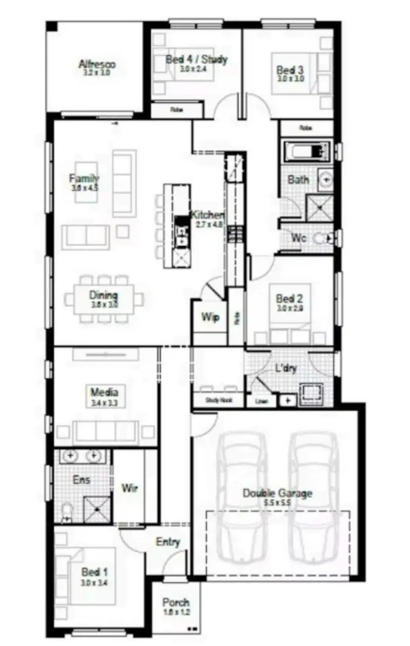 Floorplan of Homely house listing, 37 Merryvale Circuit, Lilywood QLD 4513