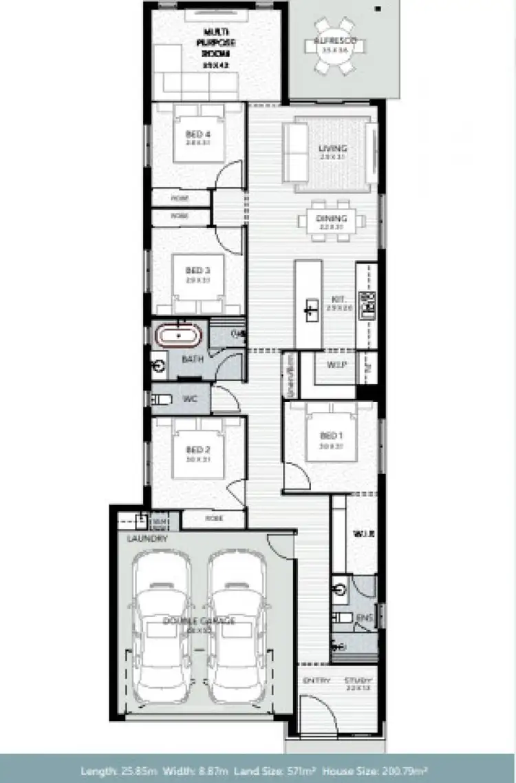 Floorplan of Homely house listing, Address available on request
