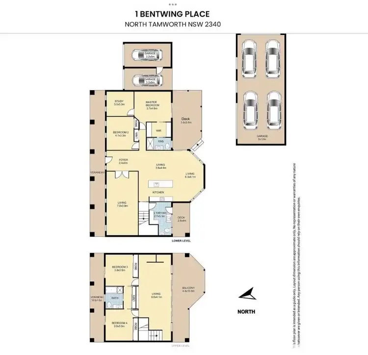 Floorplan of Homely house listing, 1 Bentwing Place, North Tamworth NSW 2340
