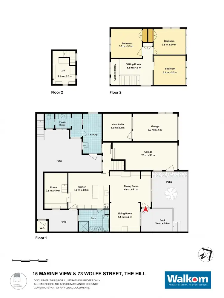 Floorplan of Homely house listing, 15 & 17 Marine View, The Hill NSW 2300