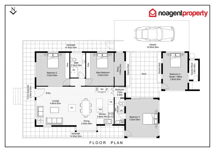 Floorplan of Homely house listing, 11 Pine Close, Gloucester NSW 2422
