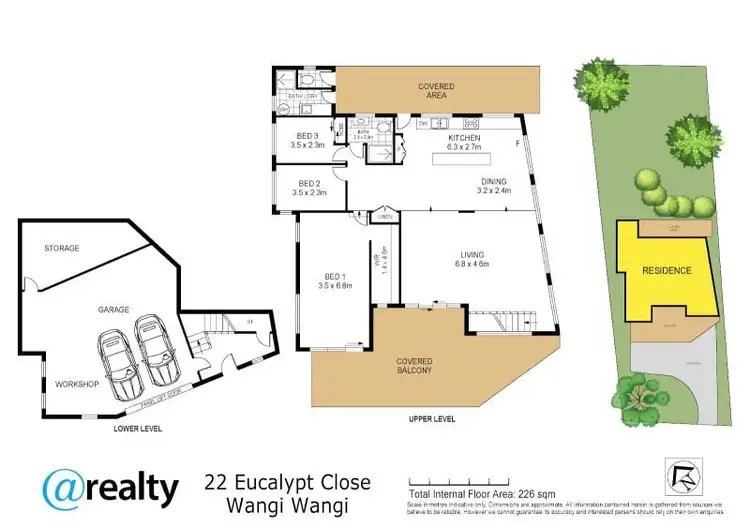 Floorplan of Homely house listing, 22 Eucalypt Close, Wangi Wangi NSW 2267