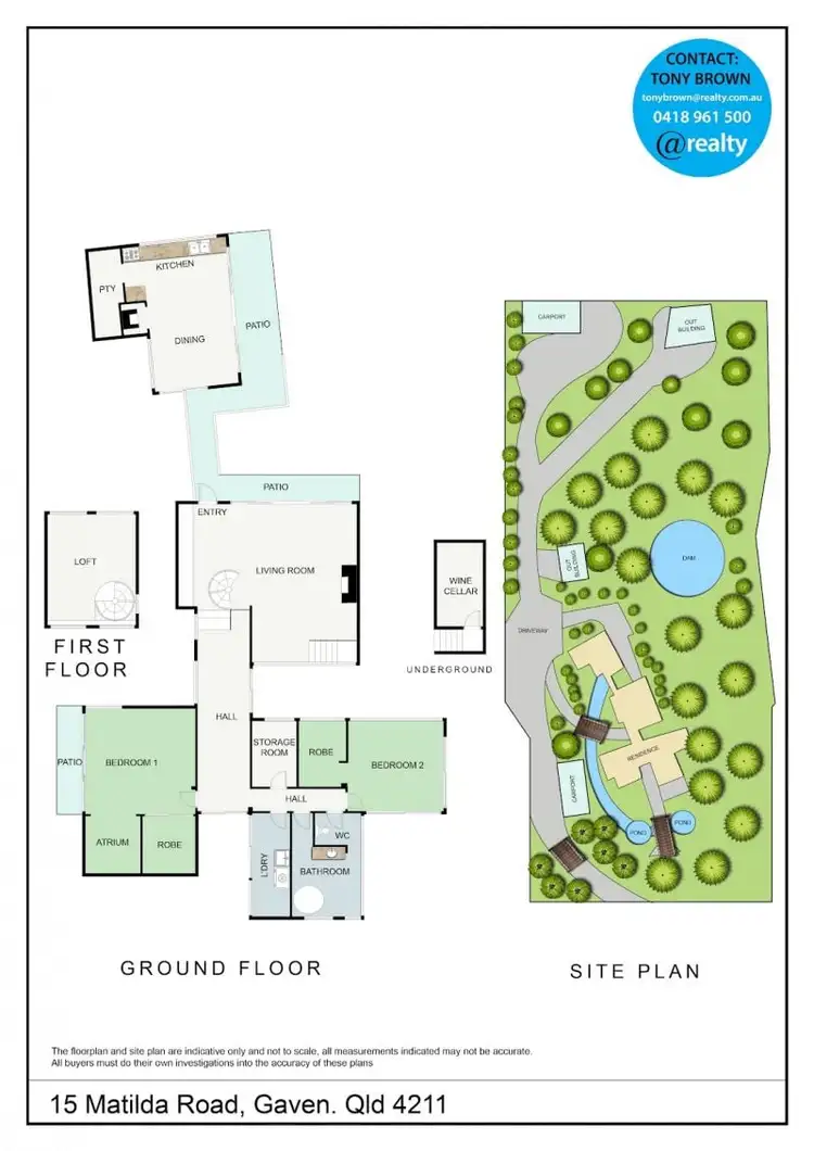 Floorplan of Homely rural property listing, 15 Matilda Road, Gaven QLD 4211