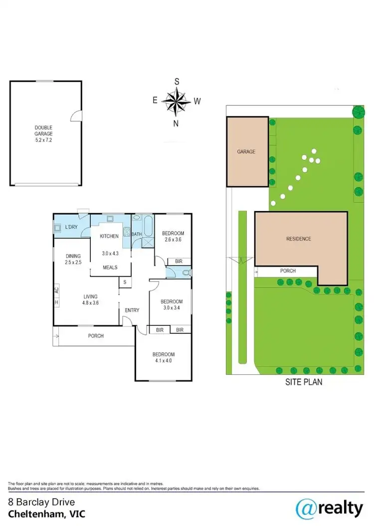 Floorplan of Homely house listing, 8 Barclay Drive, Cheltenham VIC 3192
