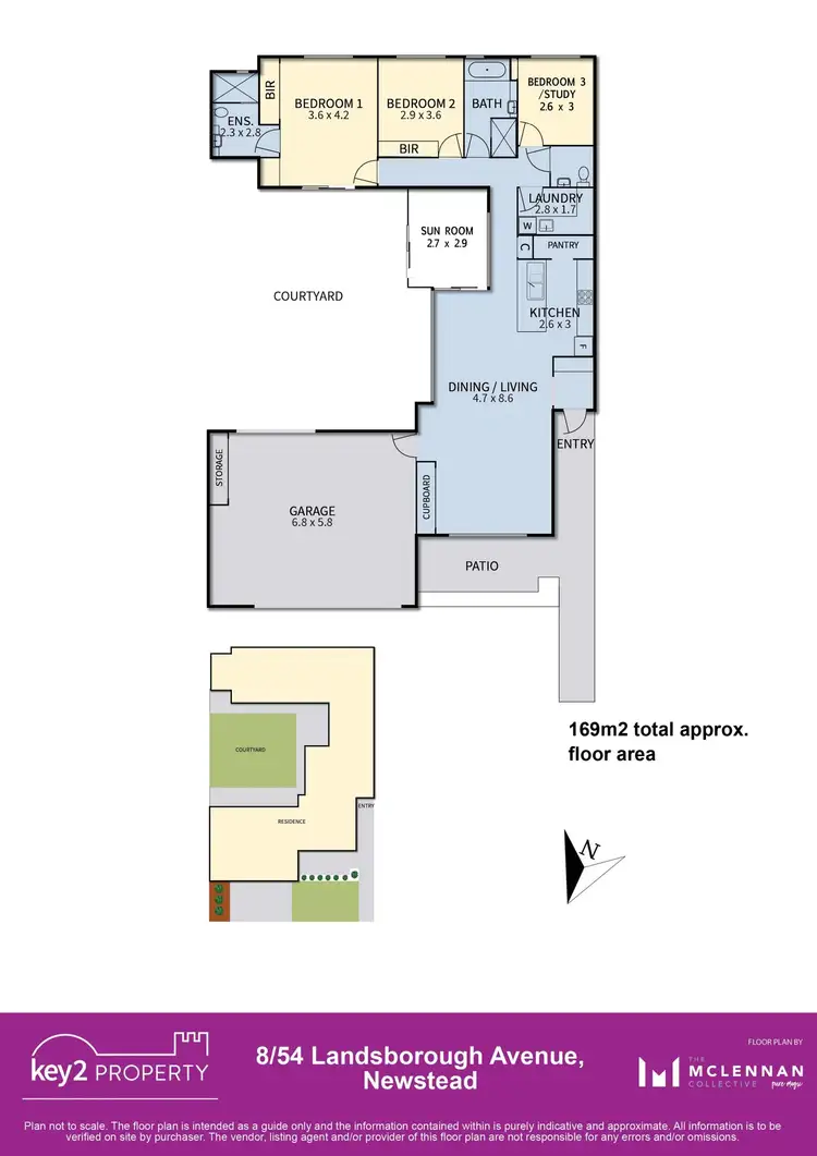 Floorplan of Homely unit listing, 8/54 Landsborough Avenue, Newstead TAS 7250