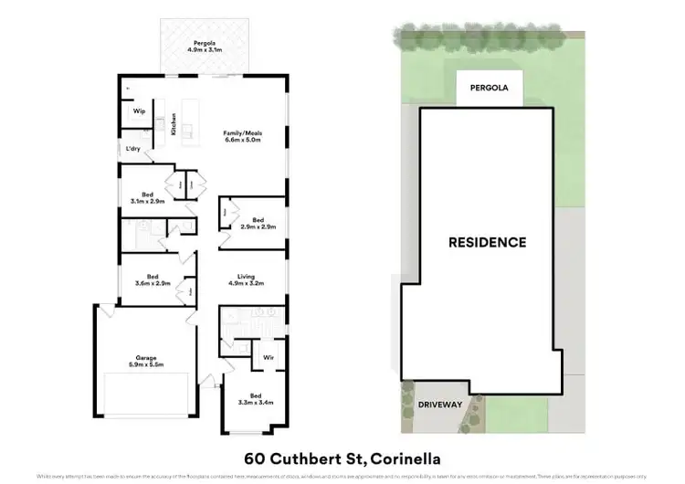 Floorplan of Homely house listing, 60 Cuthbert Street, Corinella VIC 3984