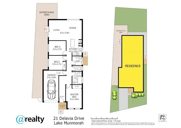 Floorplan of Homely house listing, 21 Delavia Drive, Lake Munmorah NSW 2259