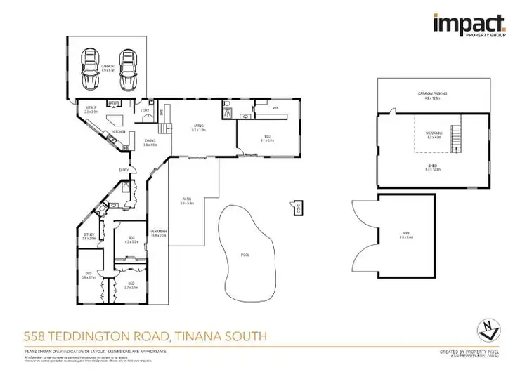 Floorplan of Homely house listing, 558 Teddington Road, Tinana South QLD 4650