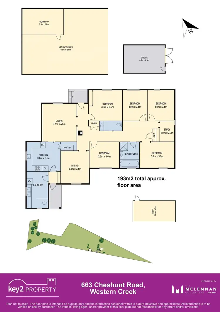 Floorplan of Homely house listing, 663 Cheshunt Road, Western Creek TAS 7304