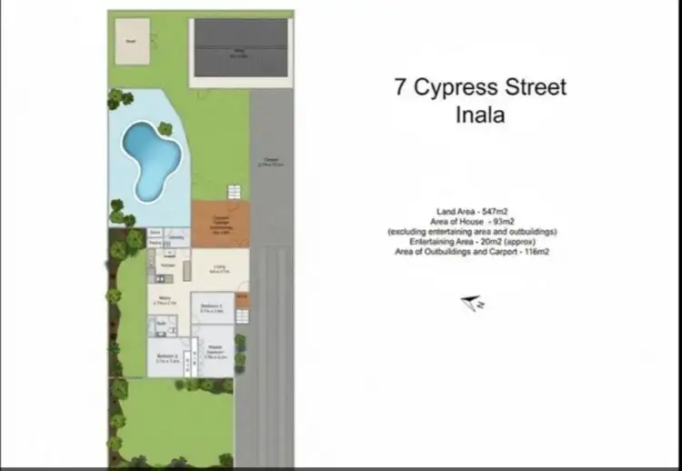 Floorplan of Homely house listing, 7 Cypress Street, Inala QLD 4077