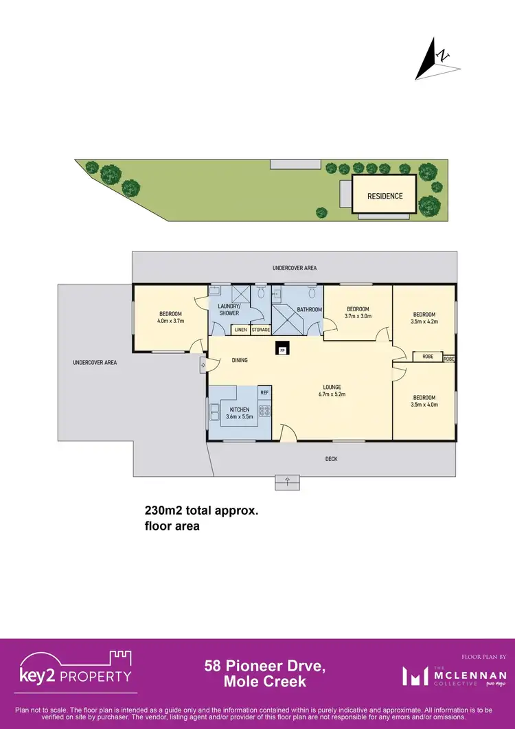 Floorplan of Homely house listing, 58 Pioneer Drive, Mole Creek TAS 7304