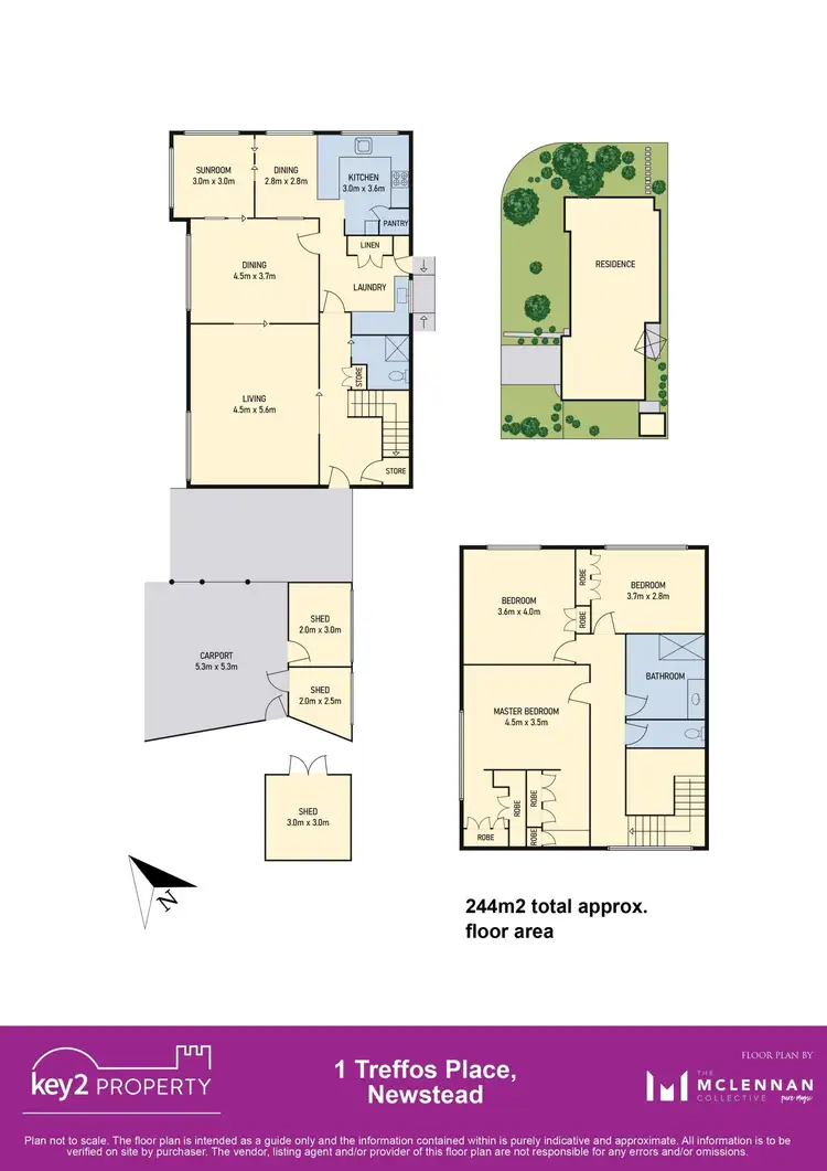 Floorplan of Homely house listing, 1 Treffos Place, Newstead TAS 7250