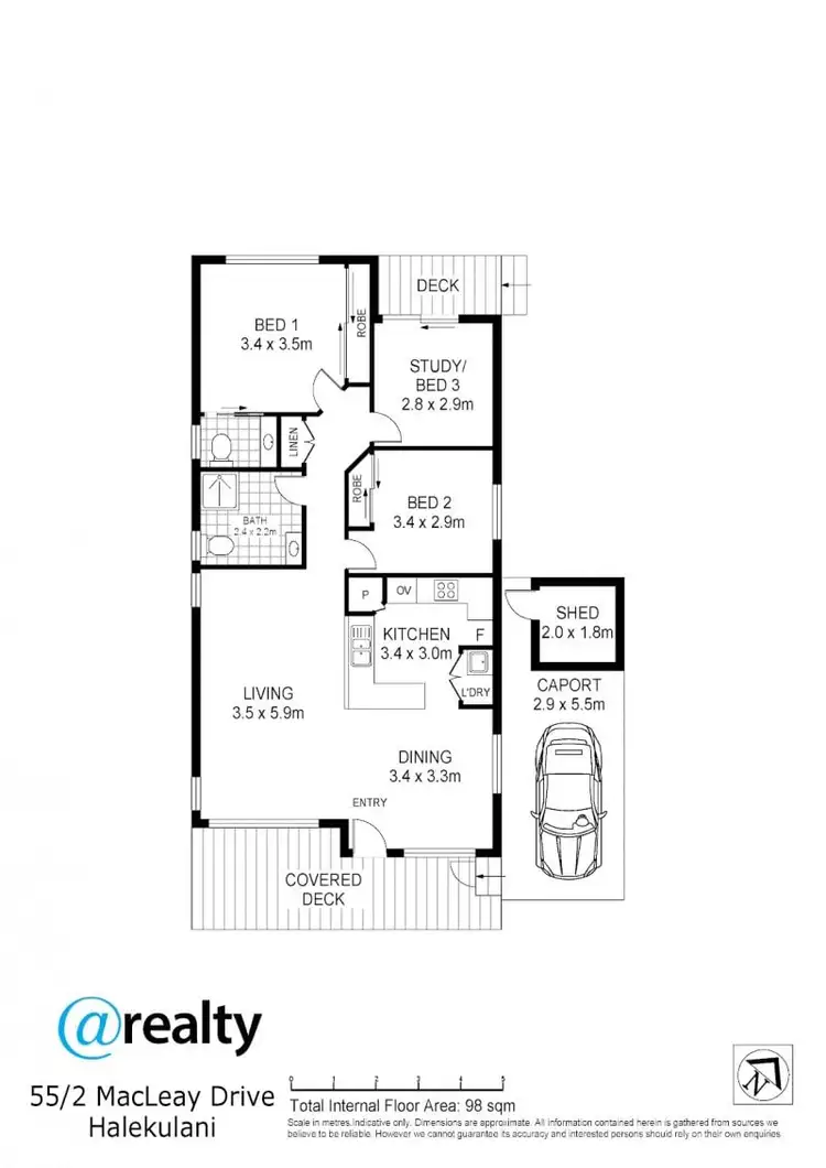 Floorplan of Homely retirement listing, 55/2 MacLeay Drive, Halekulani NSW 2262