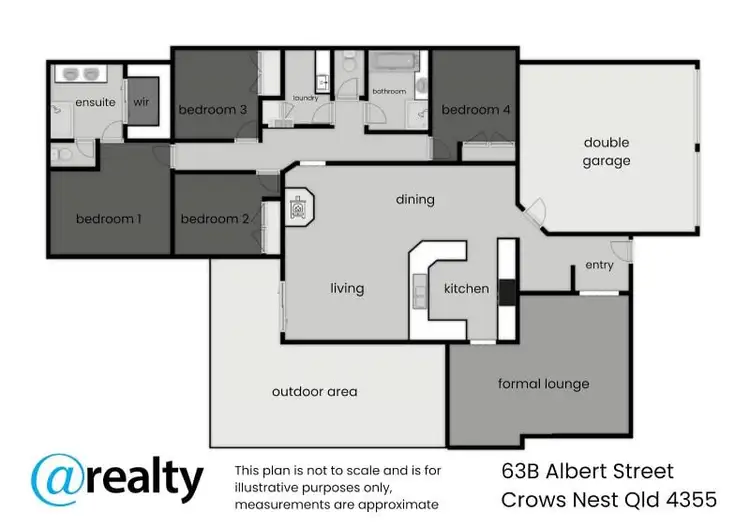 Floorplan of Homely house listing, 63B Albert Street, Crows Nest QLD 4355