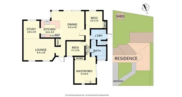 Floorplan of Homely house listing, 4 Addingham Court, Craigie WA 6025