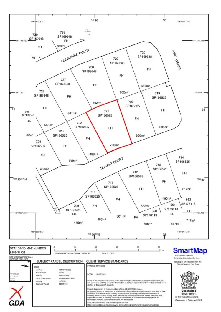 Floorplan of Homely house listing, 5 Nugent Court, Kirwan QLD 4817