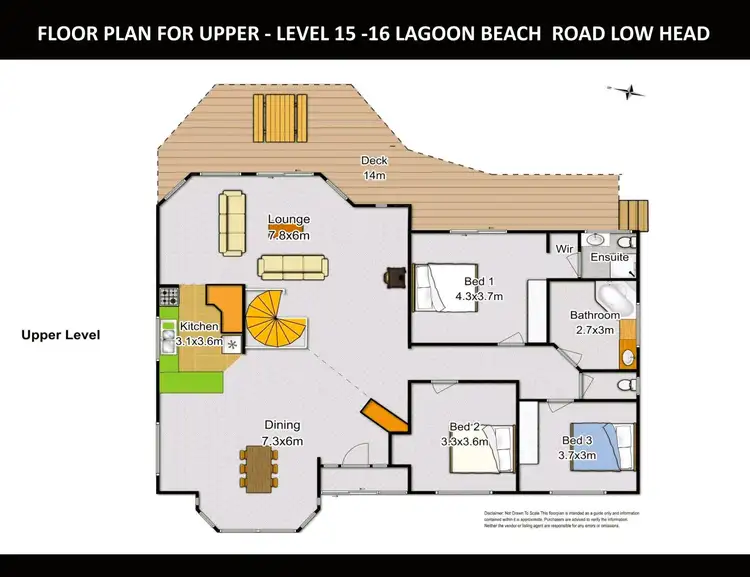 Floorplan of Homely house listing, 15 & 16 LAGOON BEACH ROAD, Low Head TAS 7253