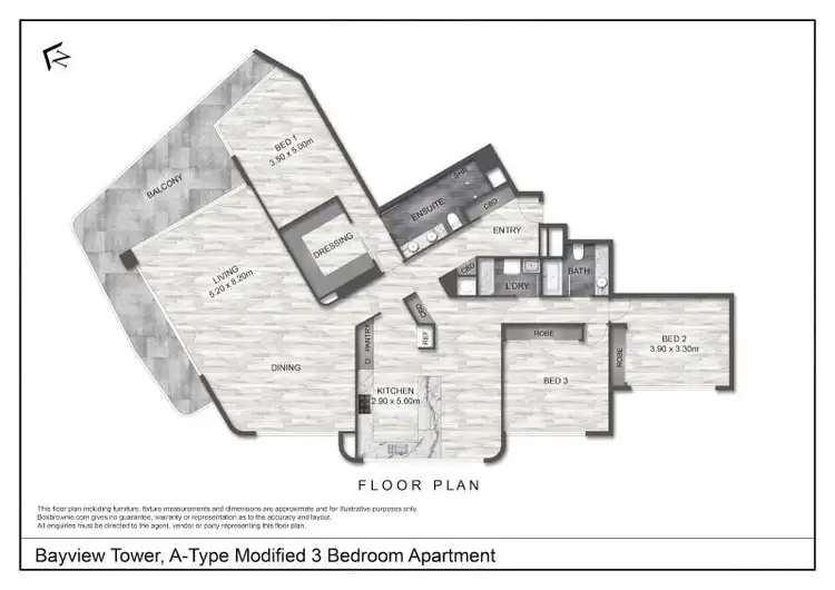 Floorplan of Homely apartment listing, unit 4/21 Bayview Street, Runaway Bay QLD 4216