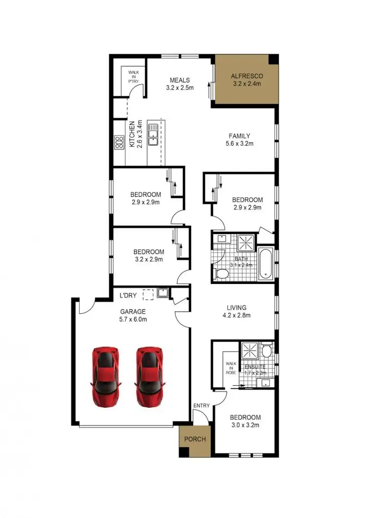 Floorplan of Homely house listing, 24 Azure Drive, Lilywood QLD 4513