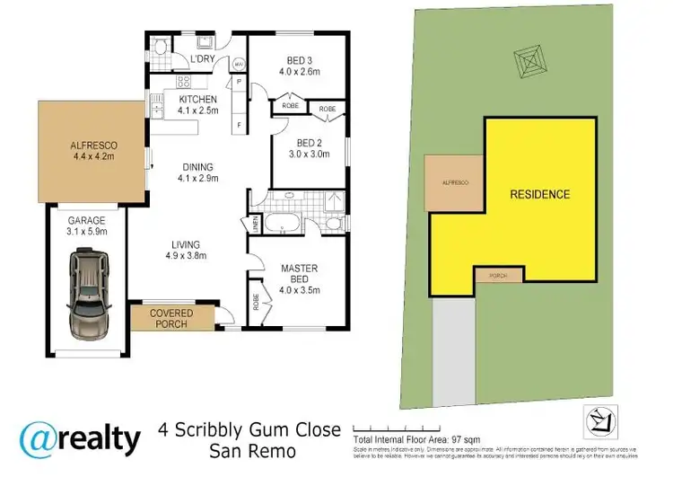Floorplan of Homely house listing, 4 Scribbly Gum Close, San Remo NSW 2262