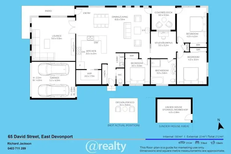 Floorplan of Homely house listing, 65 David Street, East Devonport TAS 7310