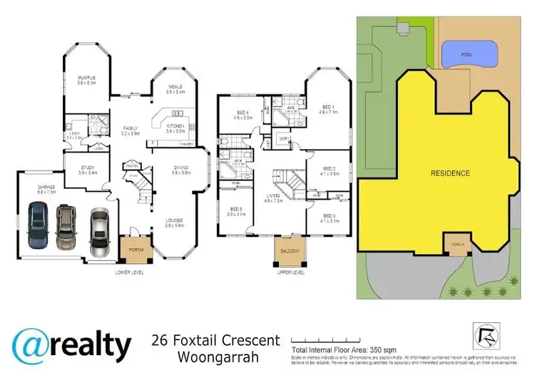Floorplan of Homely house listing, 26 Foxtail Crescent, Woongarrah NSW 2259