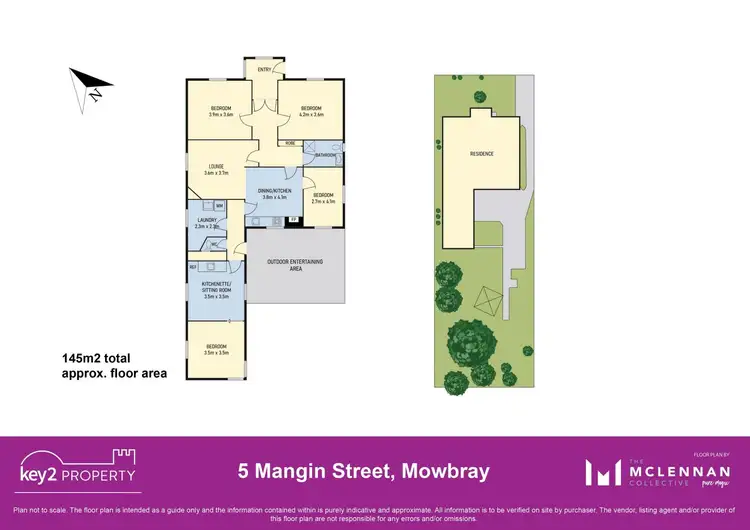 Floorplan of Homely house listing, 5 Mangin Street, Mowbray TAS 7248