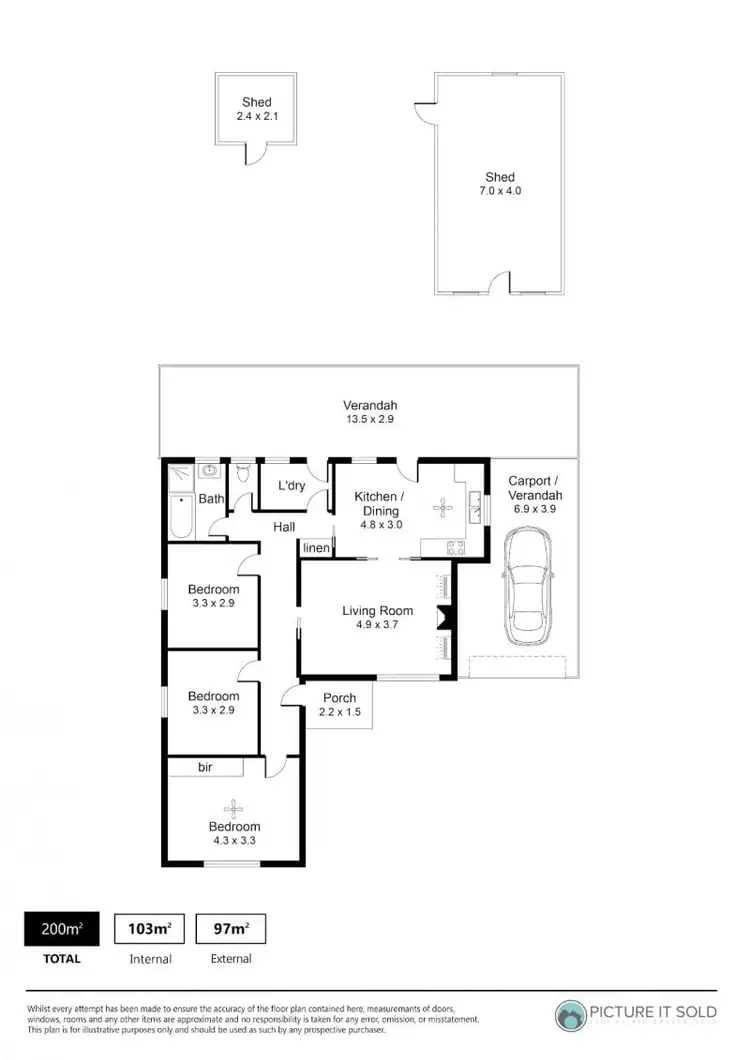 Floorplan of Homely house listing, 85 Cumberland Avenue, Cumberland Park SA 5041