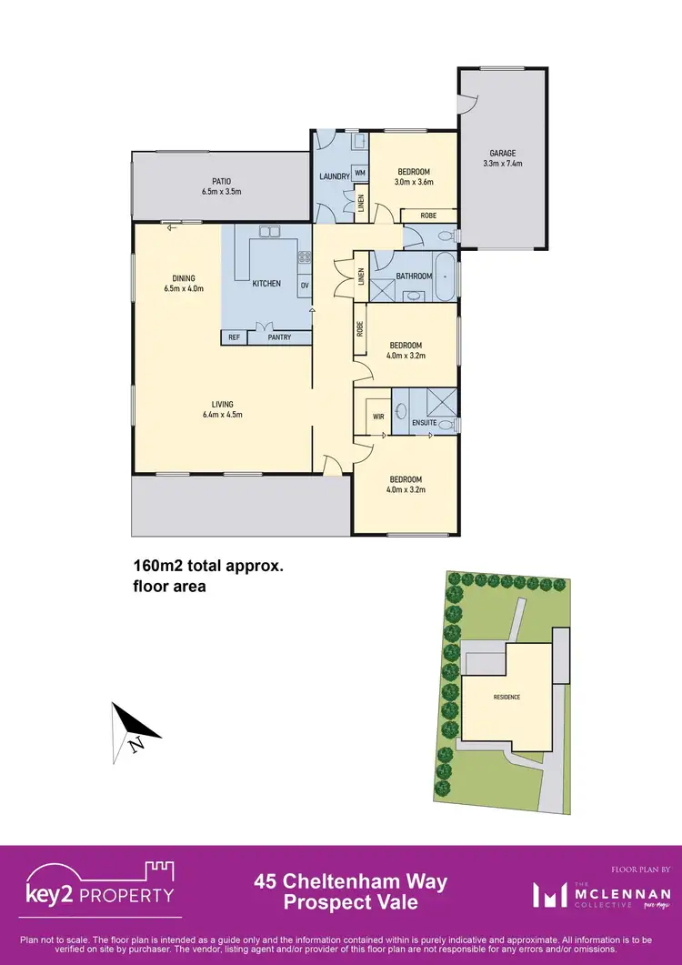 Floorplan of Homely house listing, 45 Cheltenham Way, Prospect Vale TAS 7250