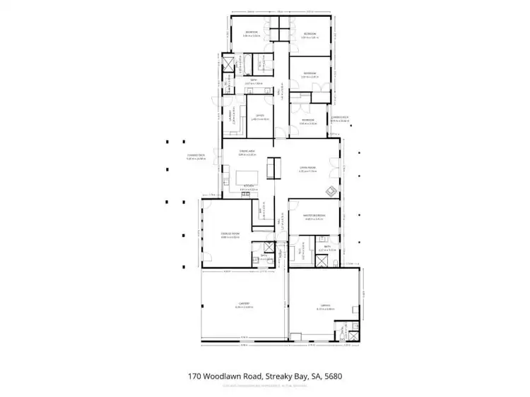 Floorplan of Homely house listing, 170 Woodlawn Road, Streaky Bay SA 5680