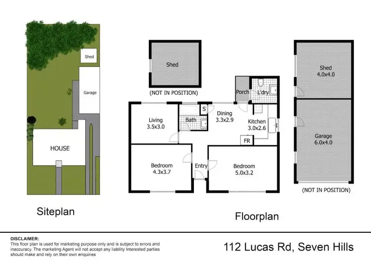 Floorplan of Homely house listing, 112 Lucas Road, Seven Hills NSW 2147