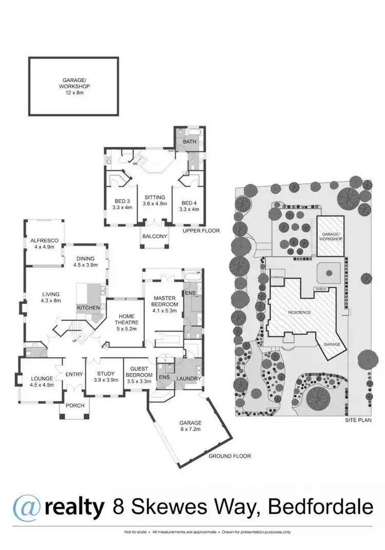 Floorplan of Homely house listing, 8 Skewes Way, Bedfordale WA 6112