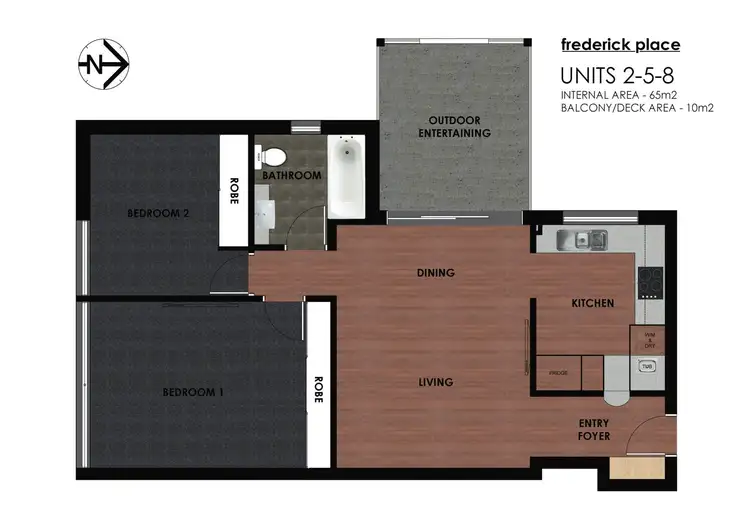 Floorplan of Homely unit listing, 2/15 Wrexham Road, Windsor VIC 3181
