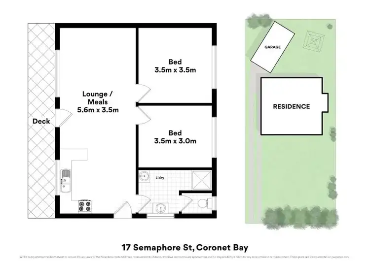 Floorplan of Homely house listing, 17 Semaphore Street, Coronet Bay VIC 3984