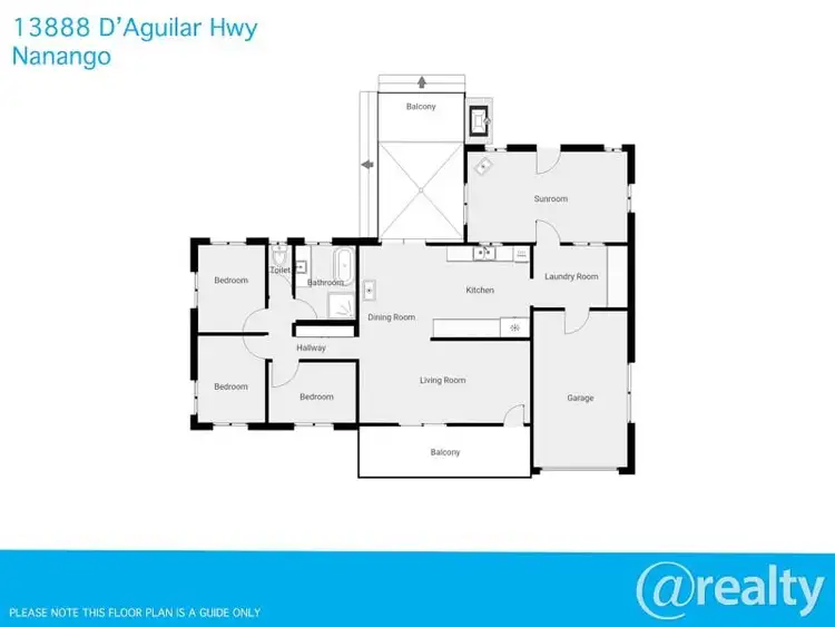 Floorplan of Homely rural property listing, 13888 D'Aguilar Highway, Nanango QLD 4615