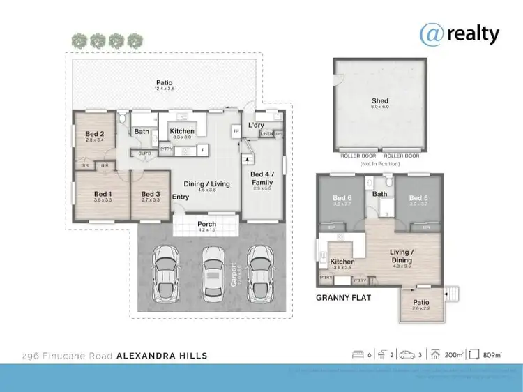 Floorplan of Homely house listing, 296 Finucane Road, Alexandra Hills QLD 4161