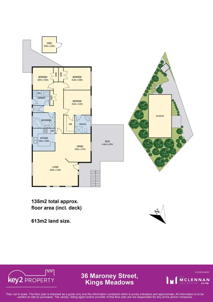 Floorplan of Homely house listing, 36 Maroney Street, Kings Meadows TAS 7249