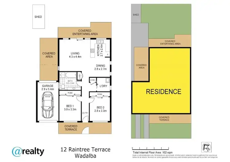 Floorplan of Homely house listing, 12 Raintree Terrace, Wadalba NSW 2259