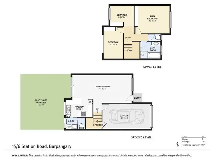 Floorplan of Homely unit listing, unit 15/6 Station Road, Burpengary QLD 4505