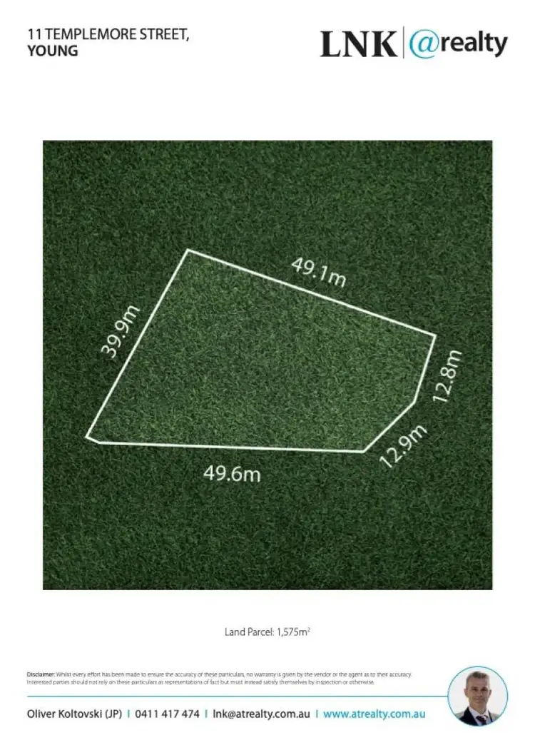Floorplan of Homely land listing, 11 Templemore Street, Young NSW 2594