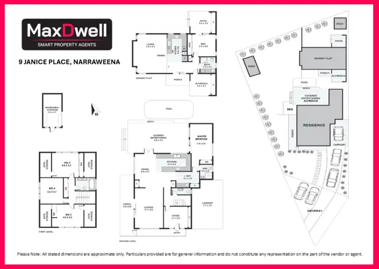 Floorplan of Homely house listing, 9 & 9A Janice Place, Narraweena NSW 2099