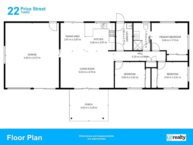 Floorplan of Homely house listing, 22 Price Street, Tiaro QLD 4650