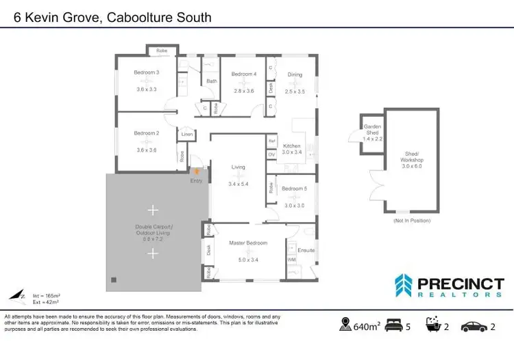 Floorplan of Homely house listing, 6 Kevin Grove, Caboolture South QLD 4510