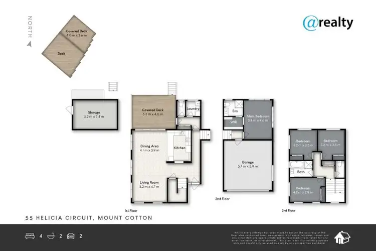 Floorplan of Homely house listing, 55 Helicia Circuit, Mount Cotton QLD 4165