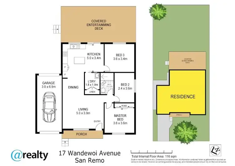 Floorplan of Homely house listing, 17 Wandewoi Avenue, San Remo NSW 2262